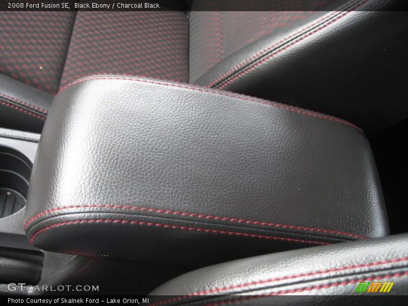 Black Ebony / Charcoal Black 2008 Ford Fusion SE