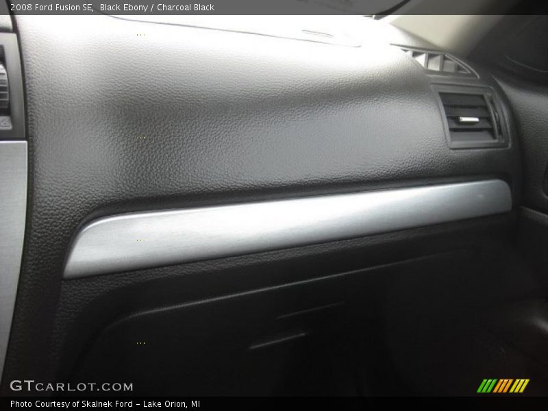 Black Ebony / Charcoal Black 2008 Ford Fusion SE