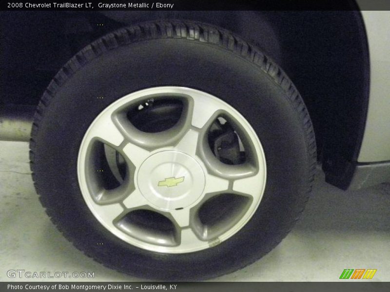 Graystone Metallic / Ebony 2008 Chevrolet TrailBlazer LT