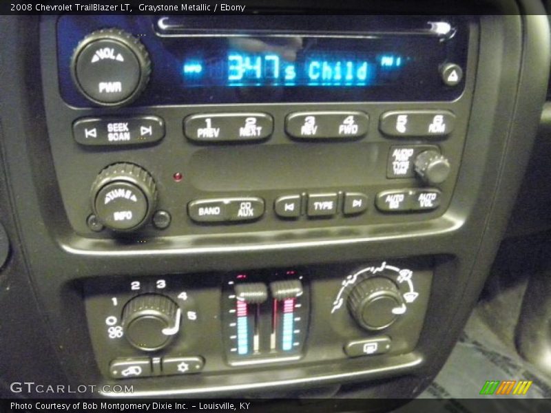 Graystone Metallic / Ebony 2008 Chevrolet TrailBlazer LT