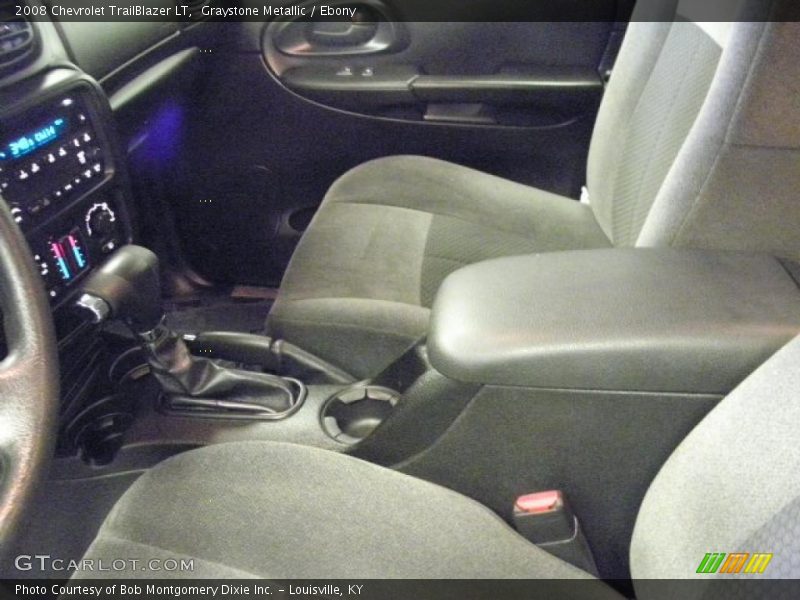 Graystone Metallic / Ebony 2008 Chevrolet TrailBlazer LT