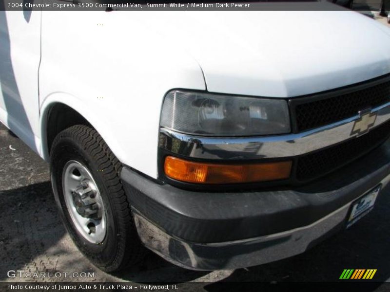 Summit White / Medium Dark Pewter 2004 Chevrolet Express 3500 Commercial Van