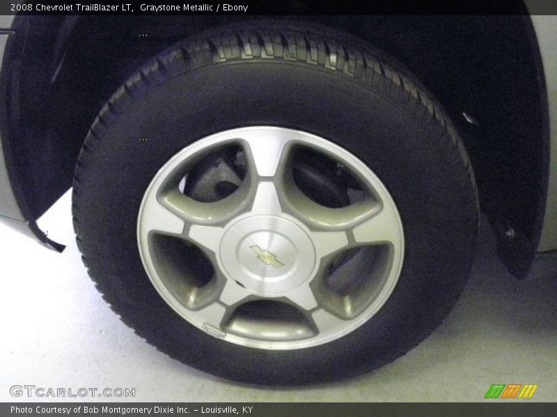 Graystone Metallic / Ebony 2008 Chevrolet TrailBlazer LT