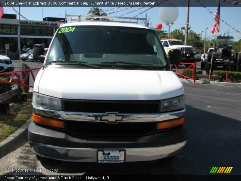 Summit White / Medium Dark Pewter 2004 Chevrolet Express 3500 Commercial Van