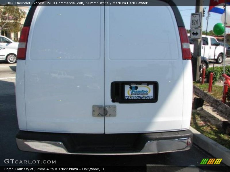 Summit White / Medium Dark Pewter 2004 Chevrolet Express 3500 Commercial Van