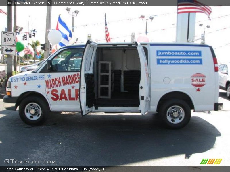Summit White / Medium Dark Pewter 2004 Chevrolet Express 3500 Commercial Van