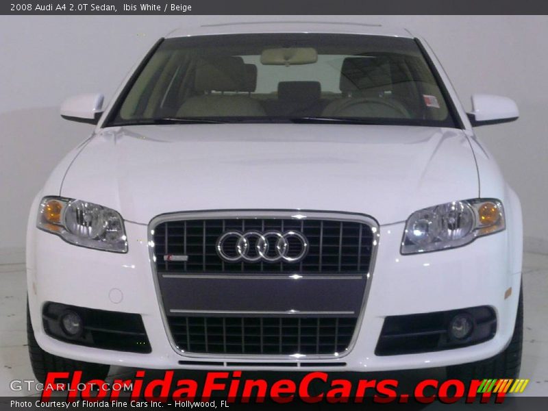 Ibis White / Beige 2008 Audi A4 2.0T Sedan