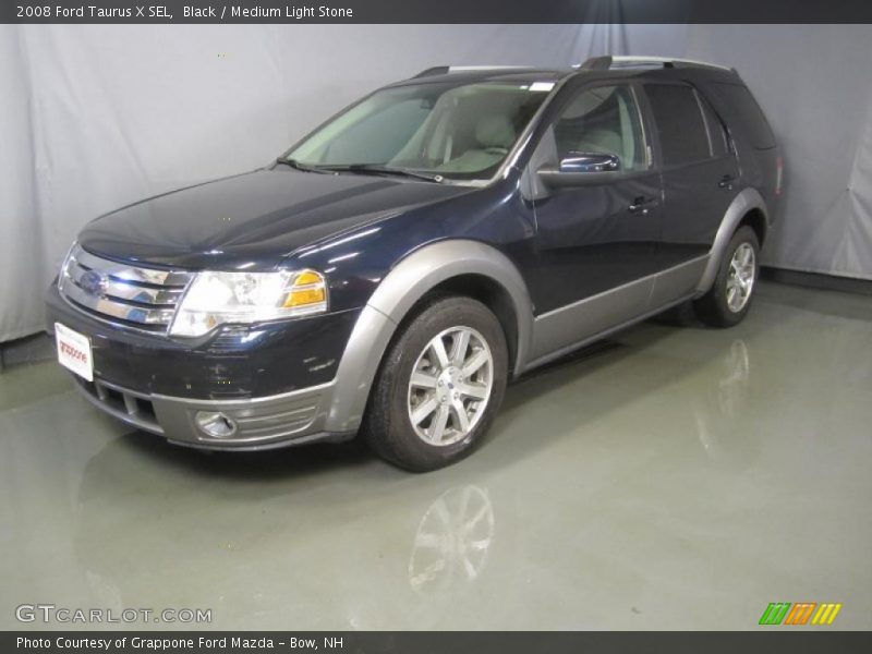 Black / Medium Light Stone 2008 Ford Taurus X SEL