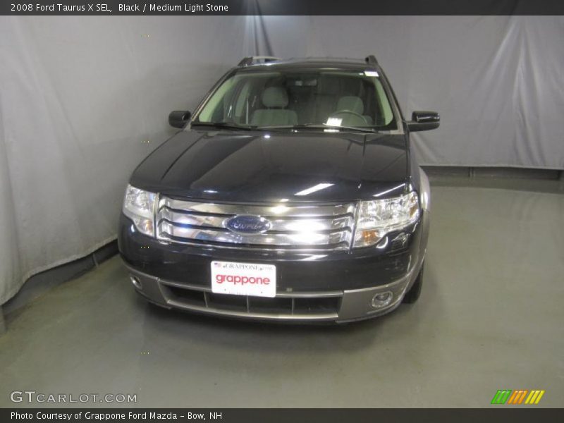 Black / Medium Light Stone 2008 Ford Taurus X SEL