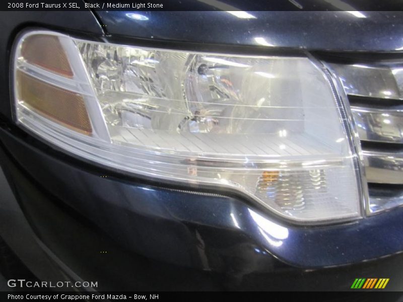Black / Medium Light Stone 2008 Ford Taurus X SEL