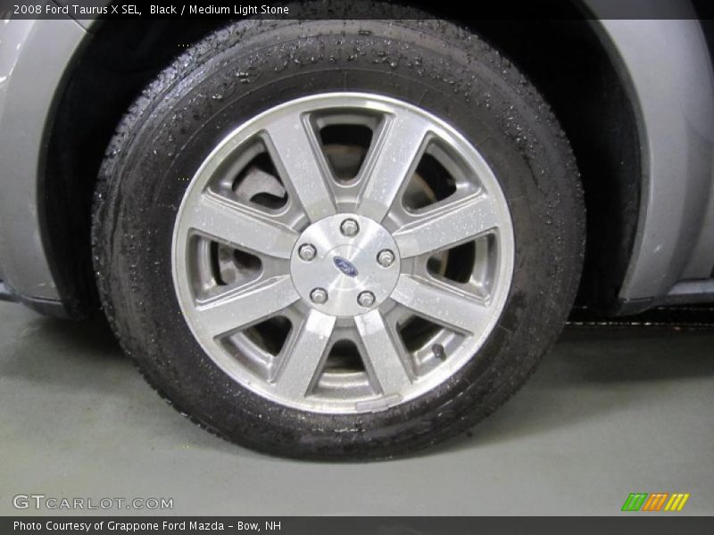 Black / Medium Light Stone 2008 Ford Taurus X SEL