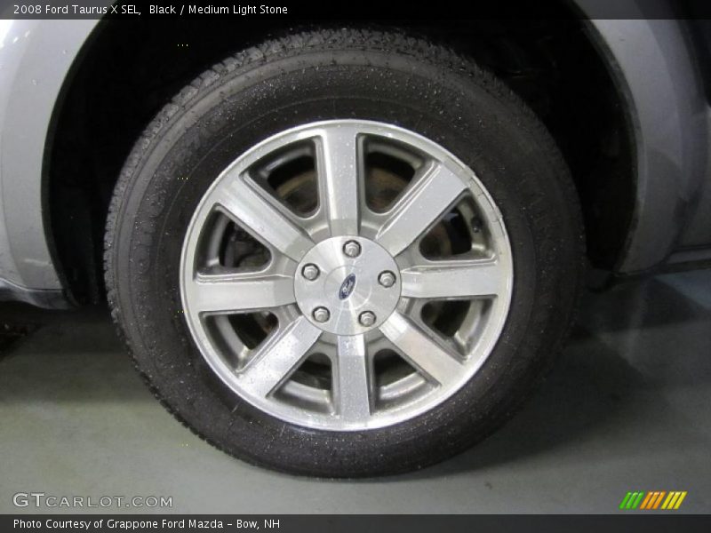 Black / Medium Light Stone 2008 Ford Taurus X SEL