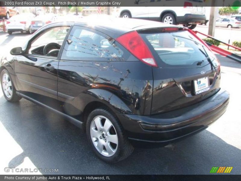Pitch Black / Medium Graphite Grey 2001 Ford Focus ZX3 Coupe