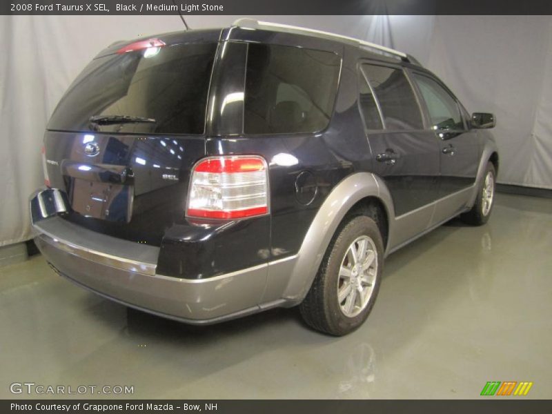 Black / Medium Light Stone 2008 Ford Taurus X SEL