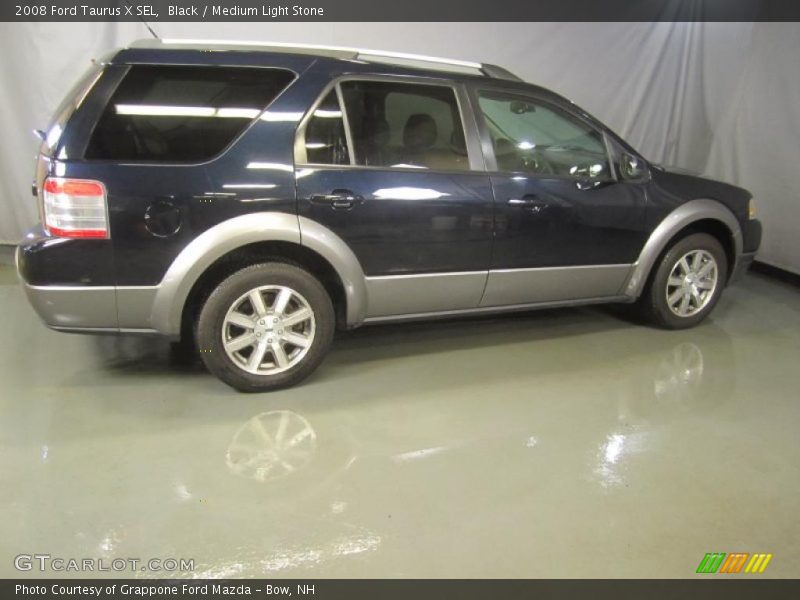 Black / Medium Light Stone 2008 Ford Taurus X SEL