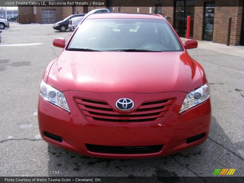 Barcelona Red Metallic / Bisque 2009 Toyota Camry LE