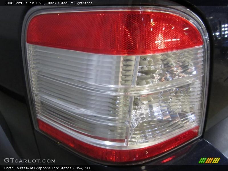 Black / Medium Light Stone 2008 Ford Taurus X SEL