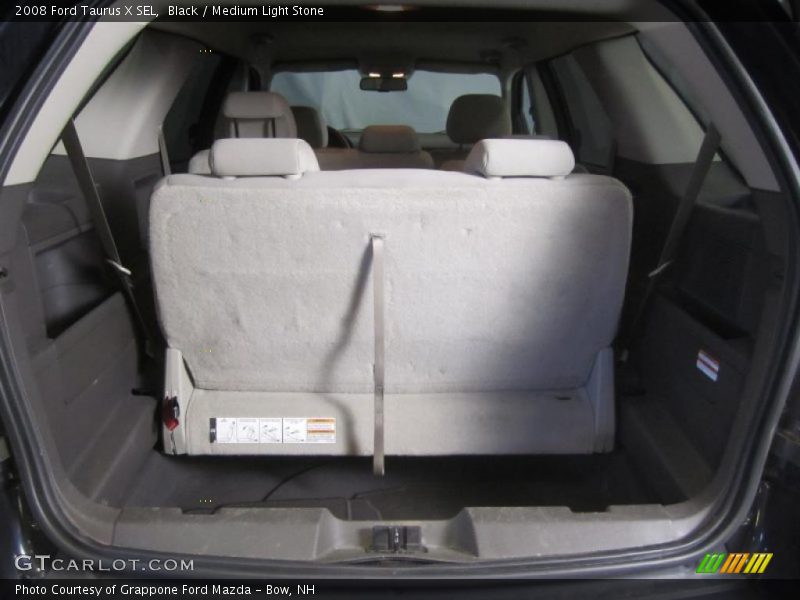 Black / Medium Light Stone 2008 Ford Taurus X SEL
