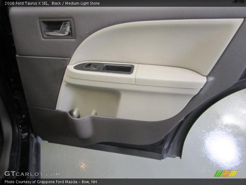 Black / Medium Light Stone 2008 Ford Taurus X SEL