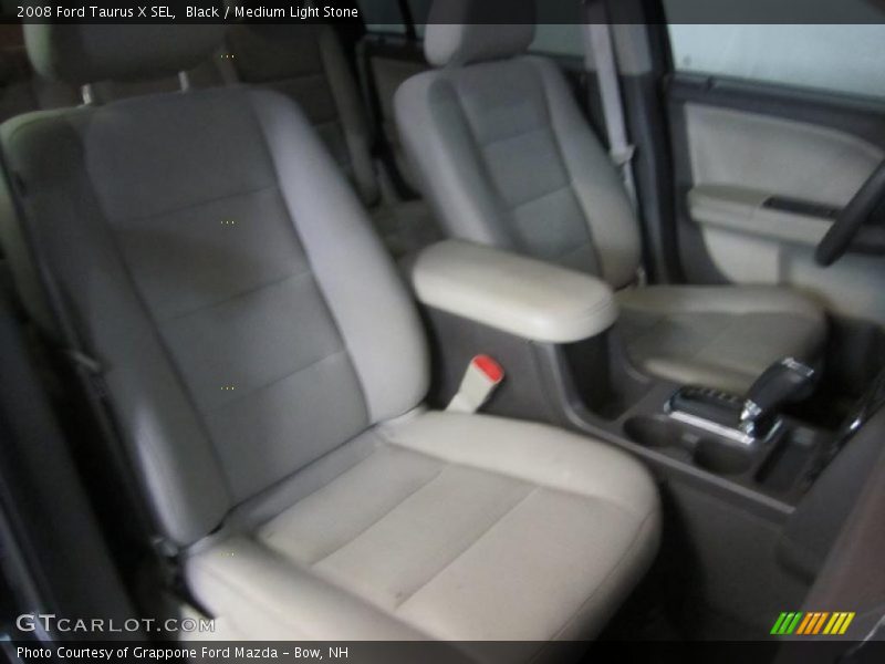 Black / Medium Light Stone 2008 Ford Taurus X SEL