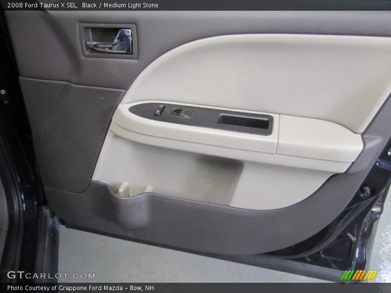Black / Medium Light Stone 2008 Ford Taurus X SEL
