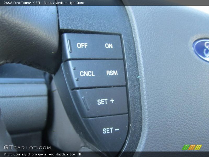 Black / Medium Light Stone 2008 Ford Taurus X SEL