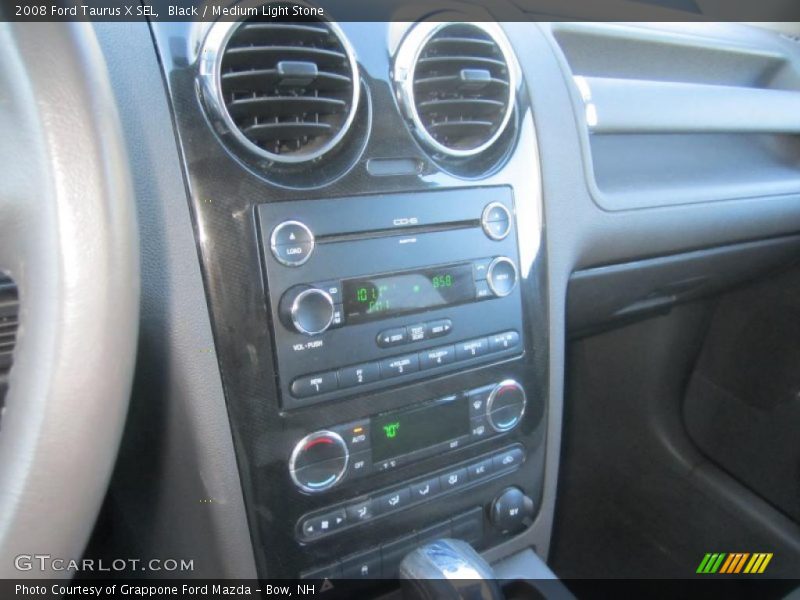 Black / Medium Light Stone 2008 Ford Taurus X SEL