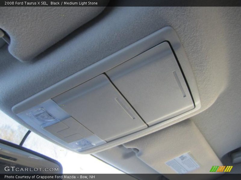 Black / Medium Light Stone 2008 Ford Taurus X SEL
