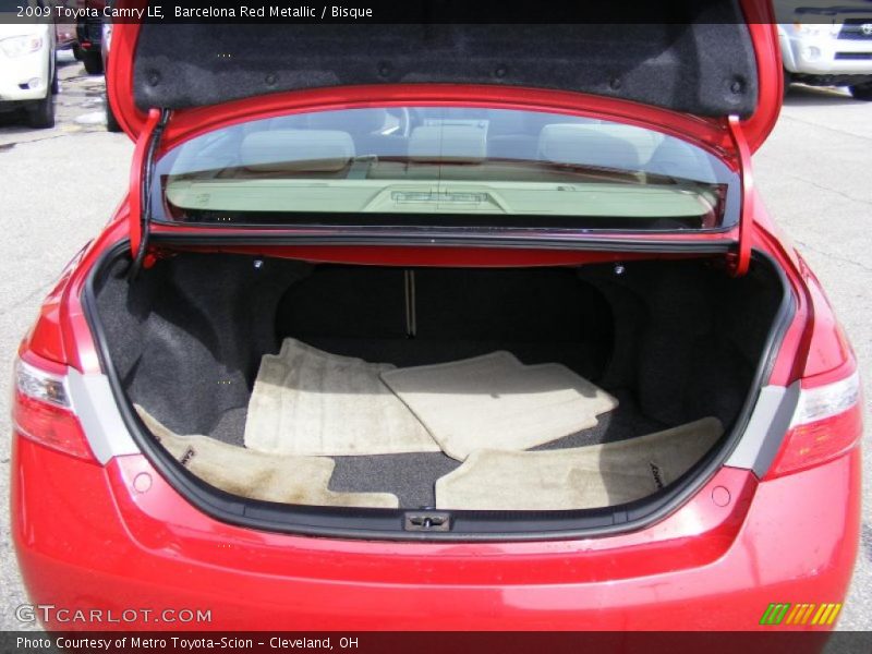 Barcelona Red Metallic / Bisque 2009 Toyota Camry LE