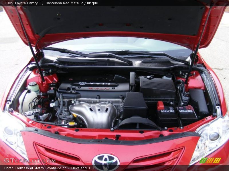 Barcelona Red Metallic / Bisque 2009 Toyota Camry LE