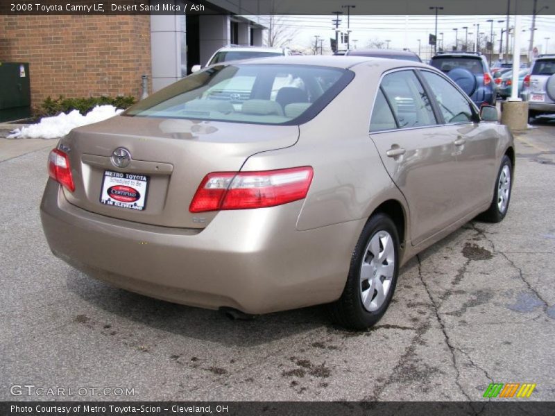 Desert Sand Mica / Ash 2008 Toyota Camry LE