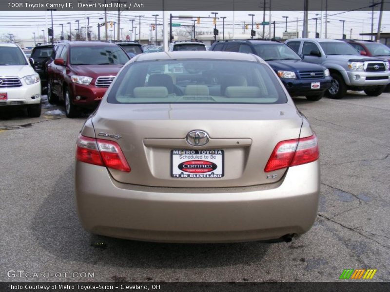 Desert Sand Mica / Ash 2008 Toyota Camry LE