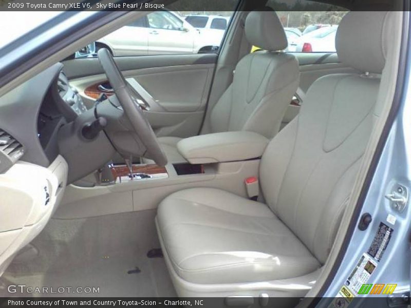 Sky Blue Pearl / Bisque 2009 Toyota Camry XLE V6