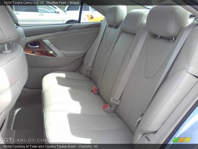 Sky Blue Pearl / Bisque 2009 Toyota Camry XLE V6
