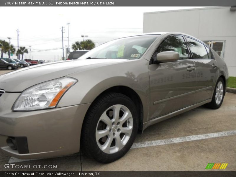 Pebble Beach Metallic / Cafe Latte 2007 Nissan Maxima 3.5 SL