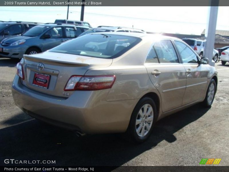 Desert Sand Metallic / Bisque 2009 Toyota Camry Hybrid
