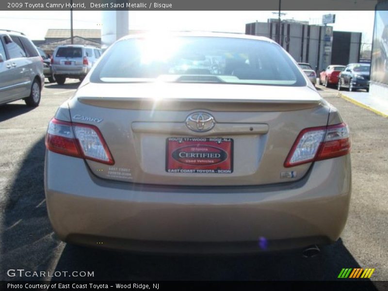 Desert Sand Metallic / Bisque 2009 Toyota Camry Hybrid