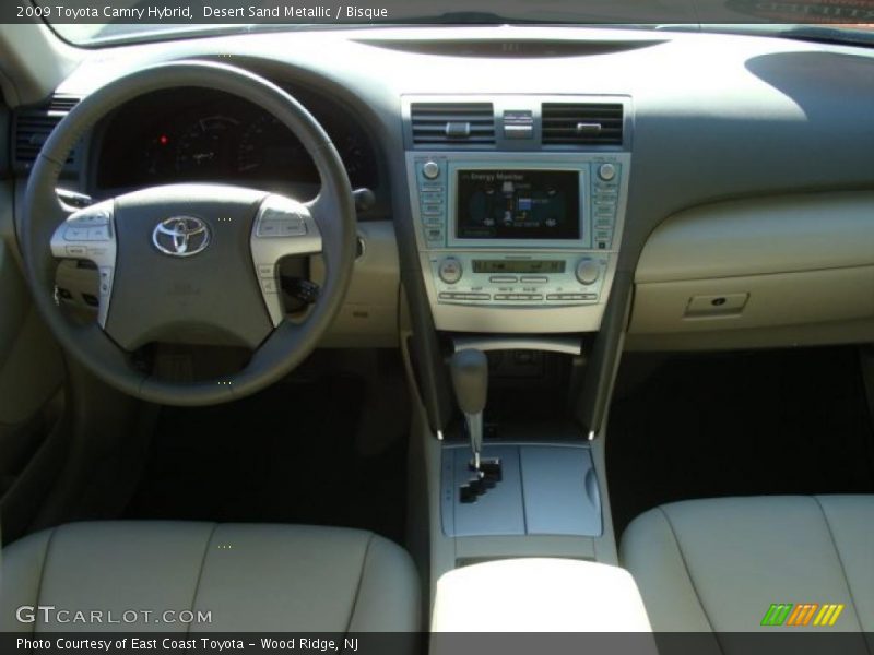Desert Sand Metallic / Bisque 2009 Toyota Camry Hybrid