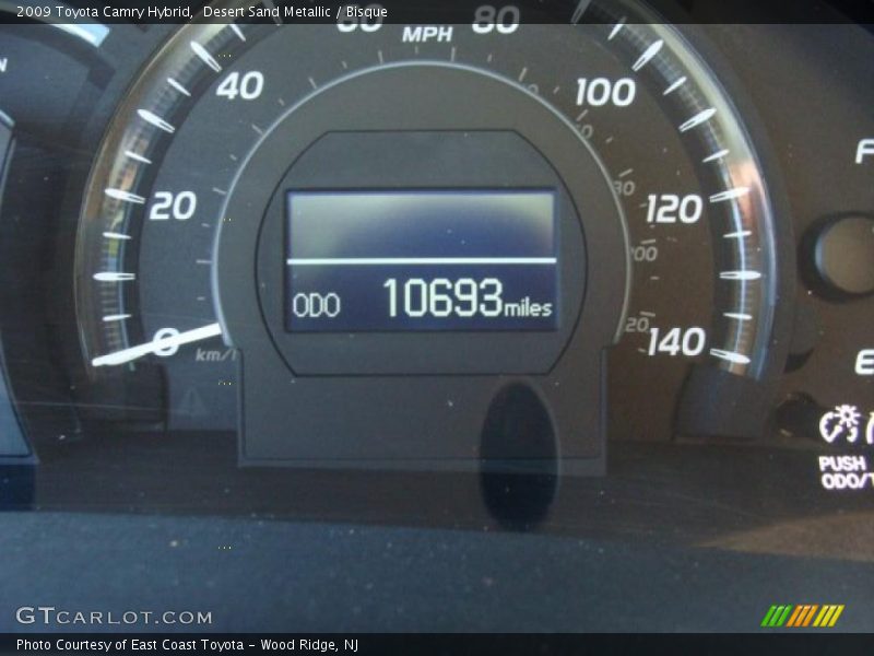 Desert Sand Metallic / Bisque 2009 Toyota Camry Hybrid