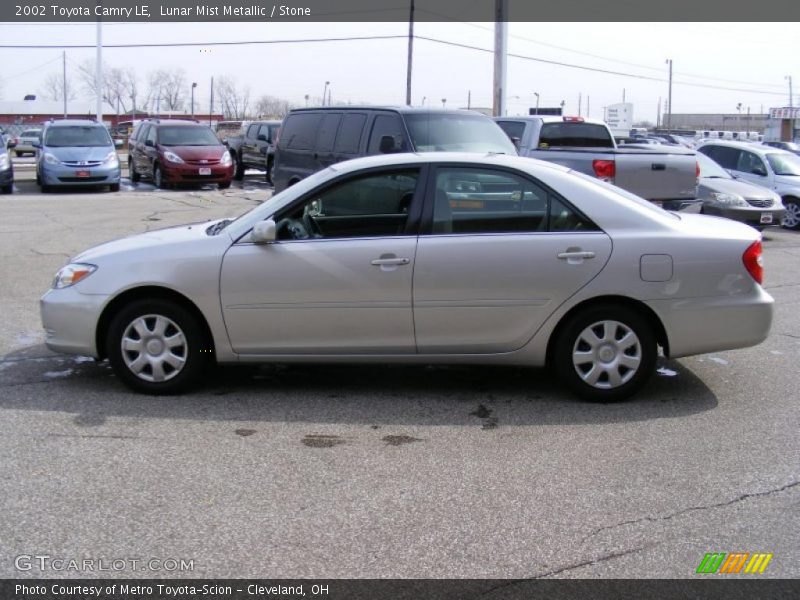 Lunar Mist Metallic / Stone 2002 Toyota Camry LE