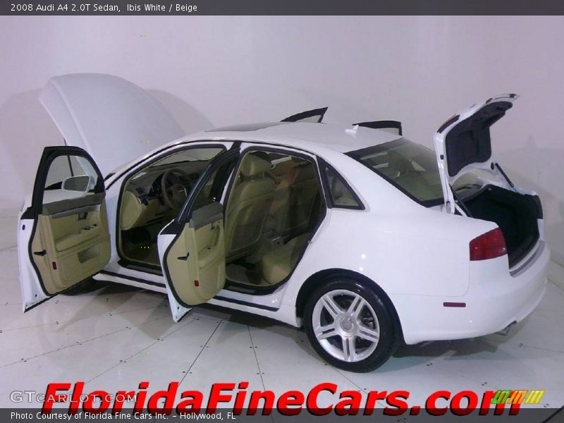 Ibis White / Beige 2008 Audi A4 2.0T Sedan