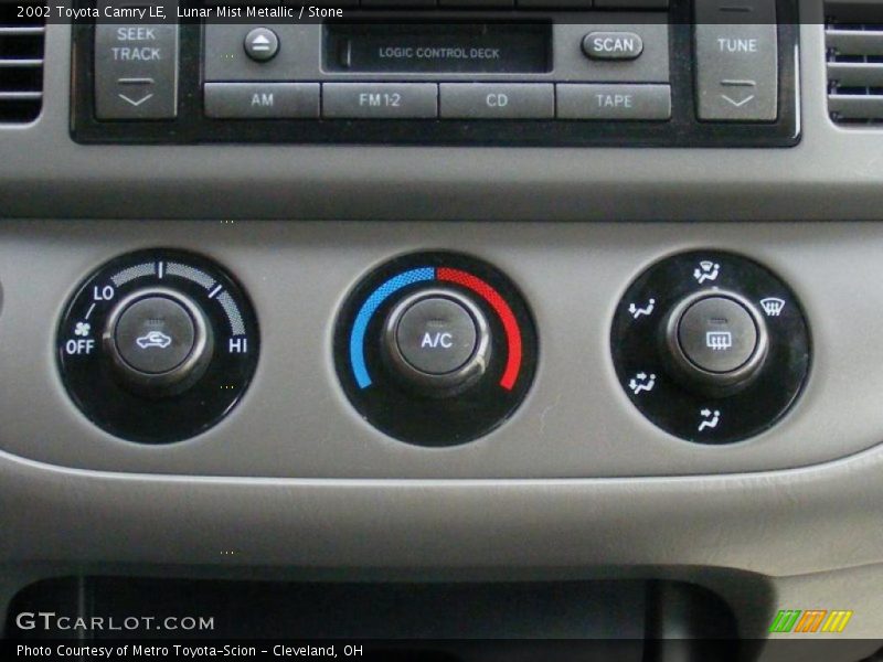 Lunar Mist Metallic / Stone 2002 Toyota Camry LE