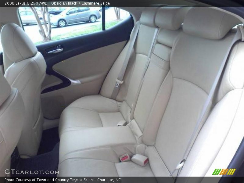 Obsidian Black / Cashmere Beige 2008 Lexus IS 250 AWD
