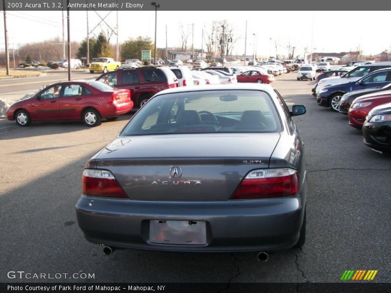Anthracite Metallic / Ebony 2003 Acura TL 3.2