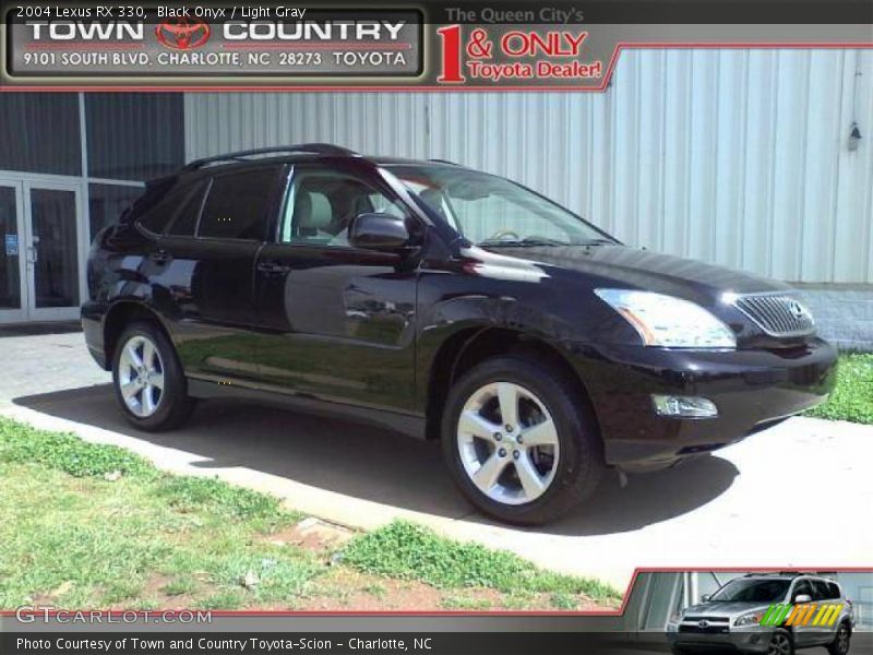Black Onyx / Light Gray 2004 Lexus RX 330