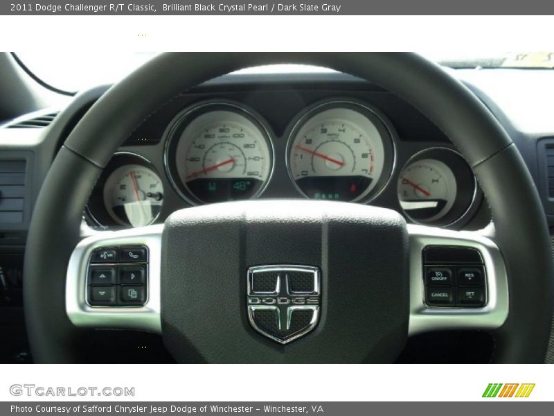 Controls of 2011 Challenger R/T Classic