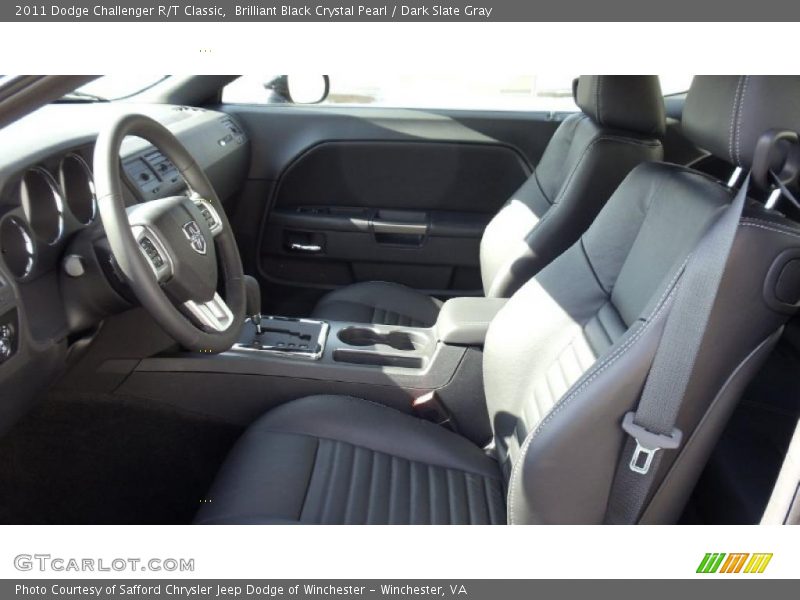  2011 Challenger R/T Classic Dark Slate Gray Interior