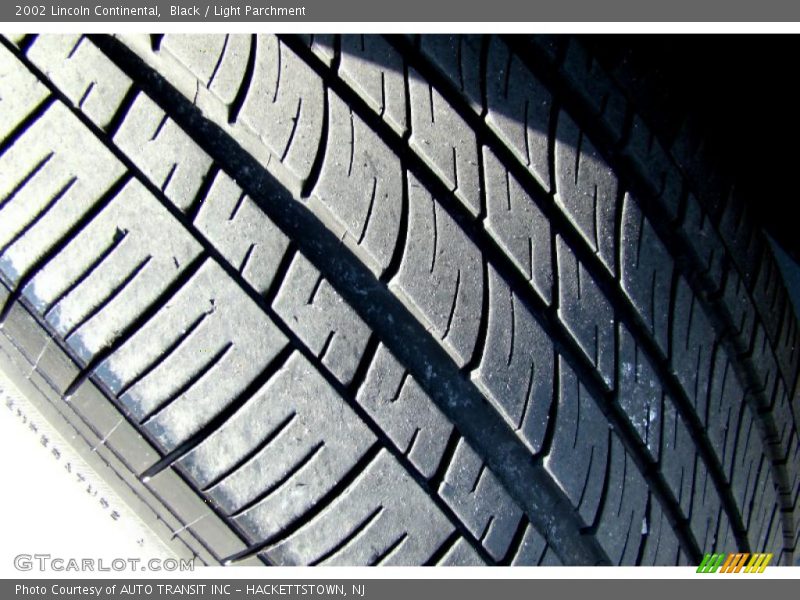 Black / Light Parchment 2002 Lincoln Continental