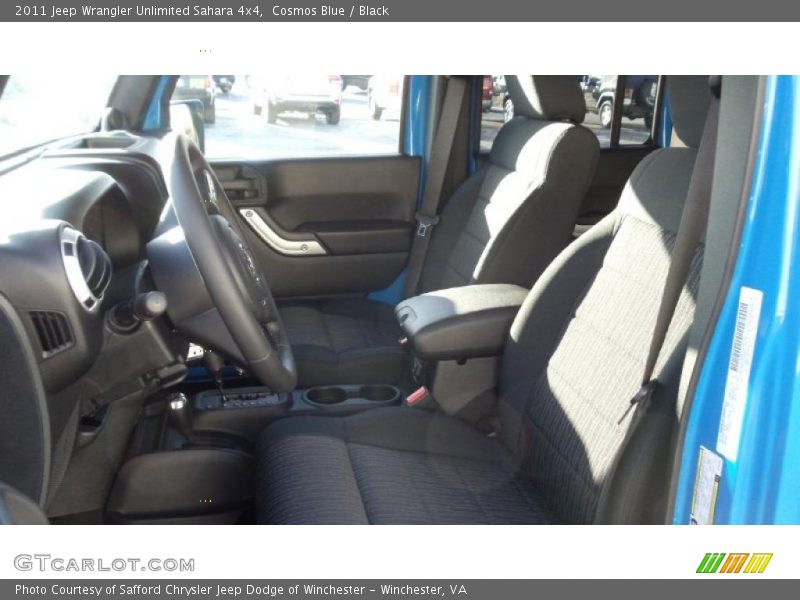  2011 Wrangler Unlimited Sahara 4x4 Black Interior