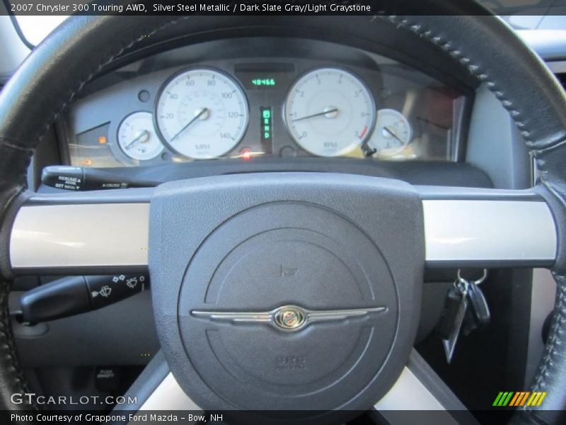 Silver Steel Metallic / Dark Slate Gray/Light Graystone 2007 Chrysler 300 Touring AWD